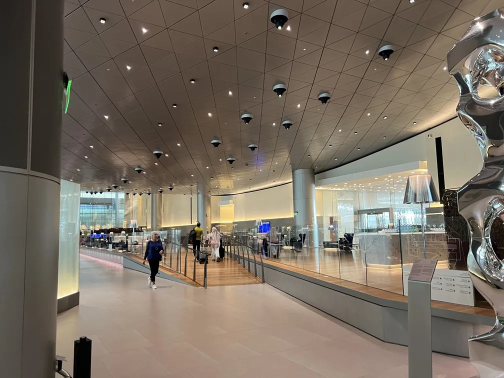 Sala VIP Al Mourjan Doha - área principal e arquitetura