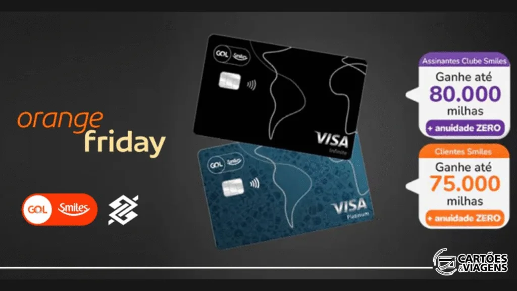 Cartão GOL Smiles com Milhas Bônus: até 80.000 milhas + 1 ano de anuidade grátis! 5 Cartão GOL Smiles com Milhas Bônus