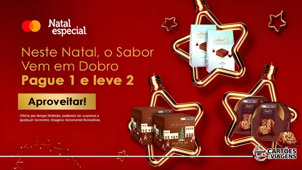 Natal Surpreenda: Pague 1 e Leve 2 no Especial de Panettones Mastercard! 4 Natal Surpreenda