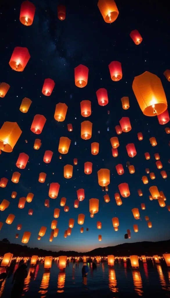 Story 10 Você Não Vai Acreditar no Que Acontece Durante o Festival das Lanternas na Tailândia!