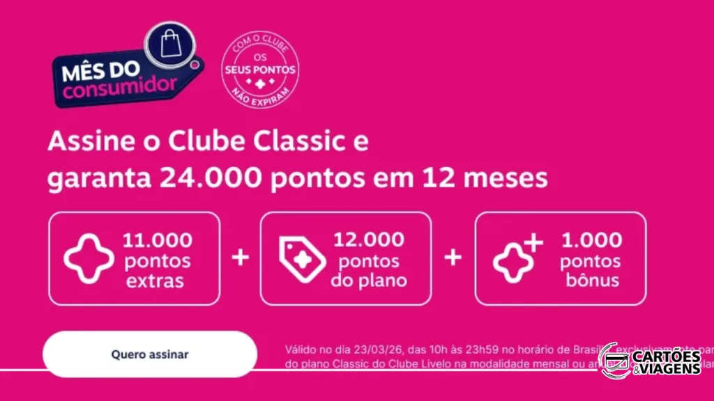 Bônus de Adesão Livelo