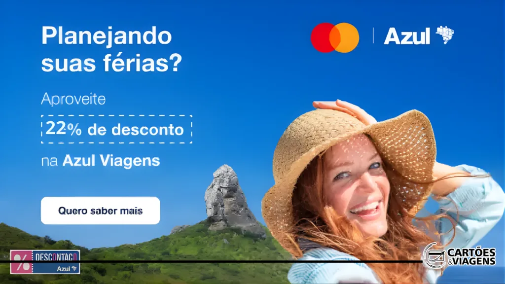 Mastercard Surpreenda e Azul Viagens com desconto