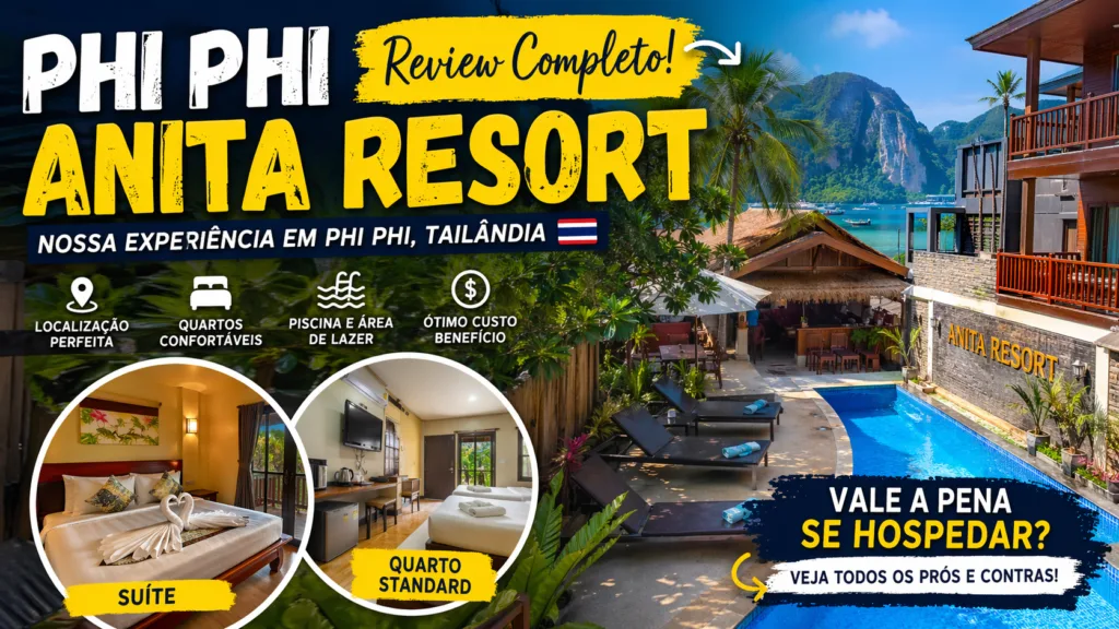 Phi Phi Anita Resort: Review Completo da Hospedagem em Phi Phi(Tailândia) 7 Phi Phi Anita Resort