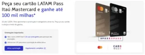 Cartão LATAM Pass Itaú