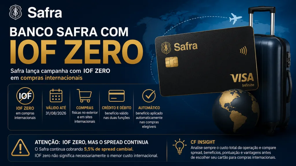 Banco Safra com IOF ZERO
