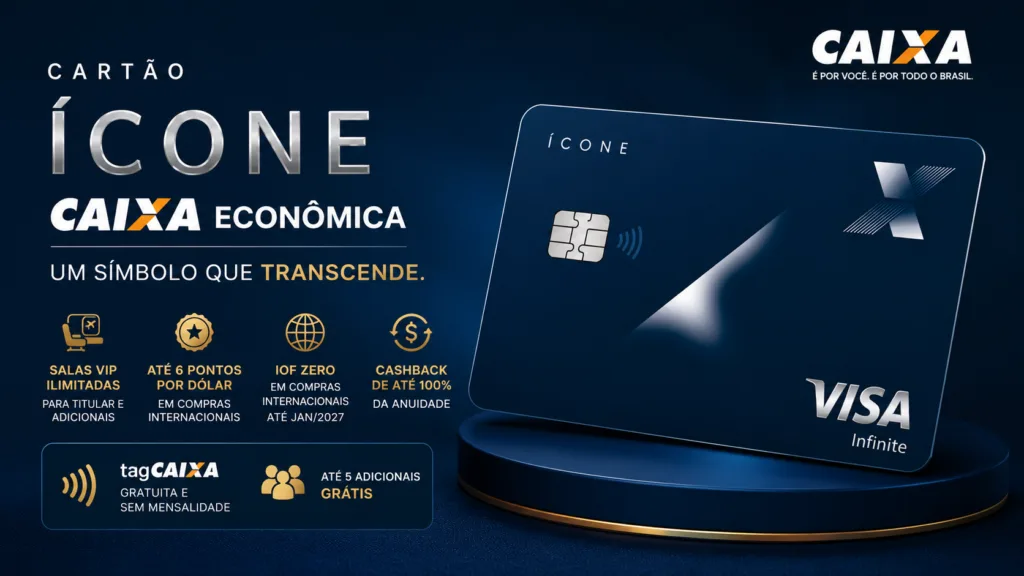 Cartão Ícone Caixa Econômica