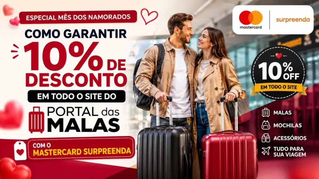 Desconto Portal das Malas Mastercard Surpreenda