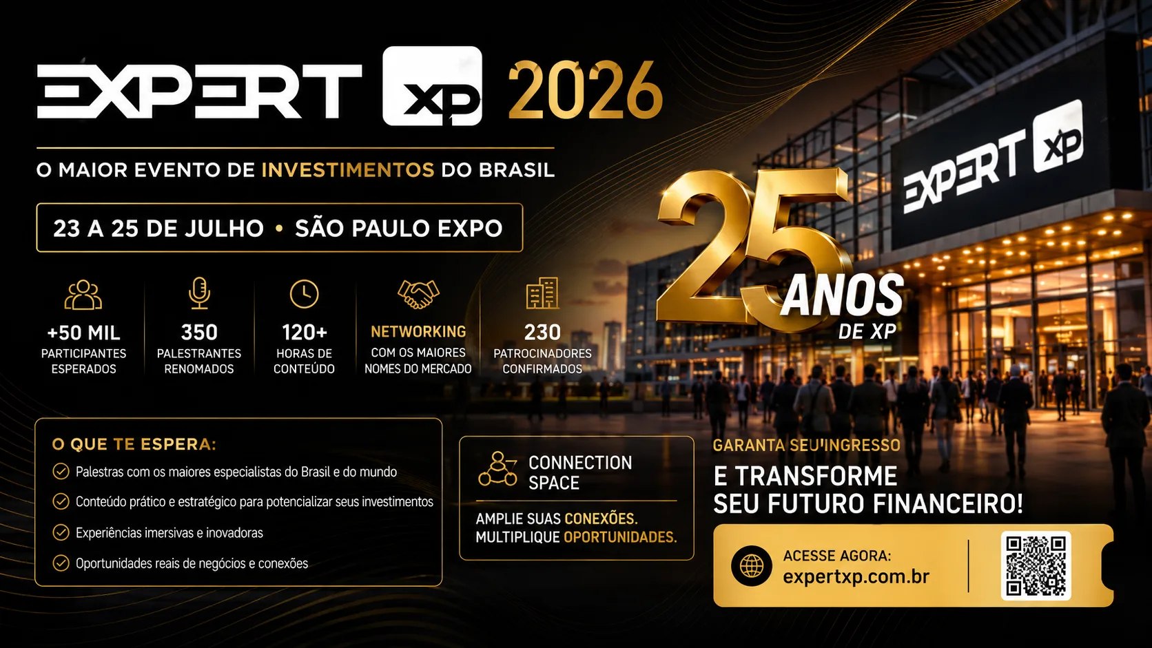 Expert XP 2026: O Festival de Investimentos que Você Não Pode Perder