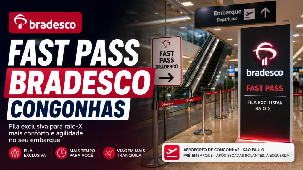 Fast Pass Bradesco Congonhas