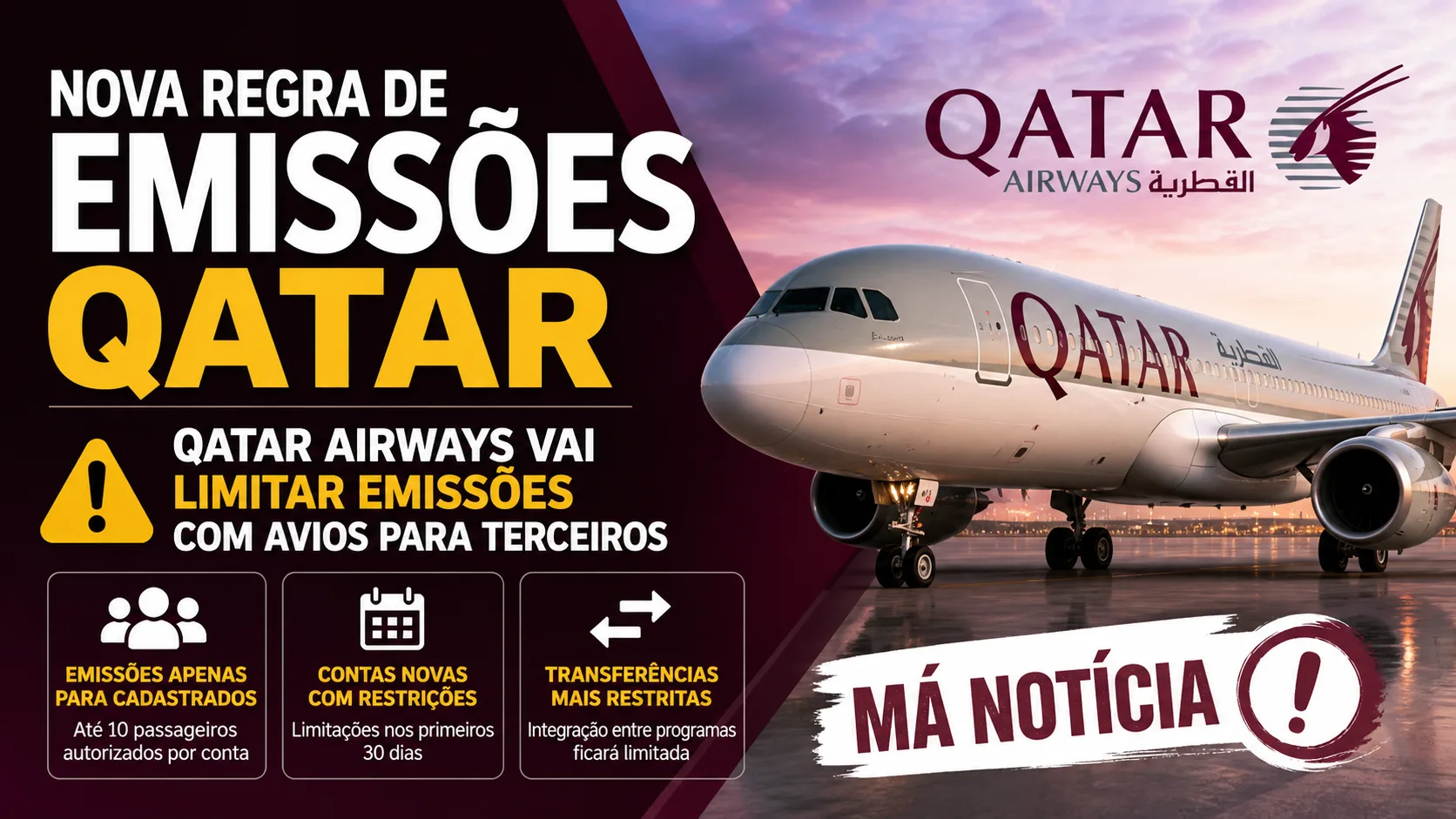 Nova regra de Emissões Qatar em junho/2026: entenda as mudanças e os impactos para passageiros