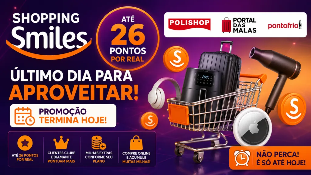 Shopping Smiles até 26 Pontos por Real