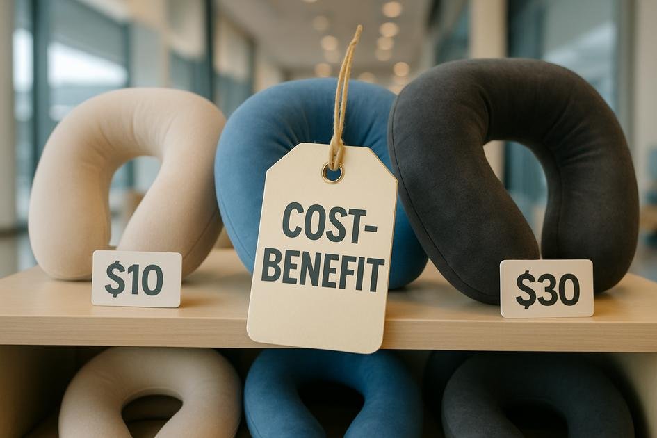 Custo-benefício das Almofadas de Pescoço