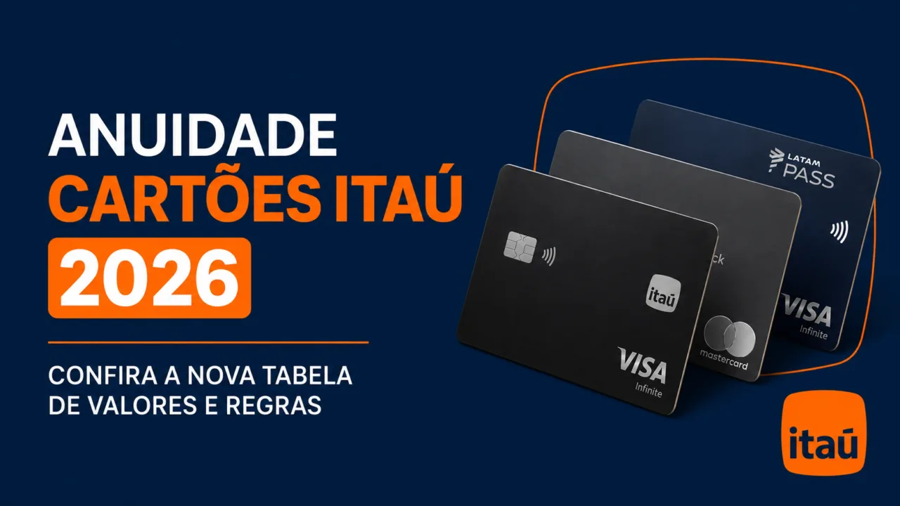 Anuidade cartões Itaú 2026