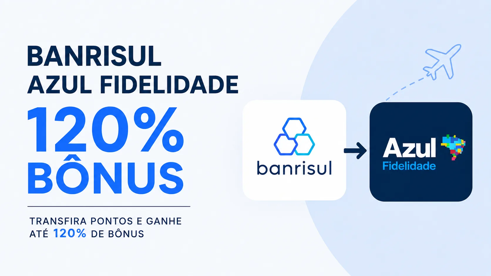 Banrisul Azul Fidelidade 120% Bônus: transfira seus pontos e ganhe até 120% extras