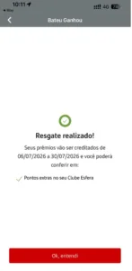 Promoção Bateu Ganhou Santander