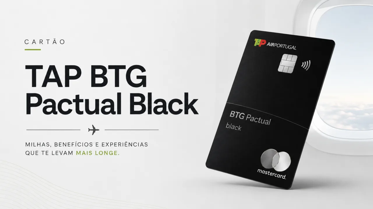 Cartão TAP BTG Pactual Black