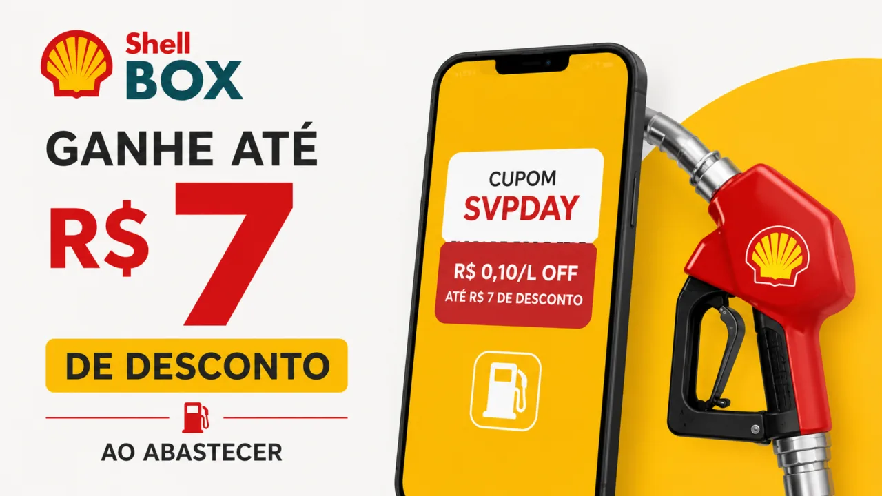 Cupom Shell Box R$ 7 de desconto