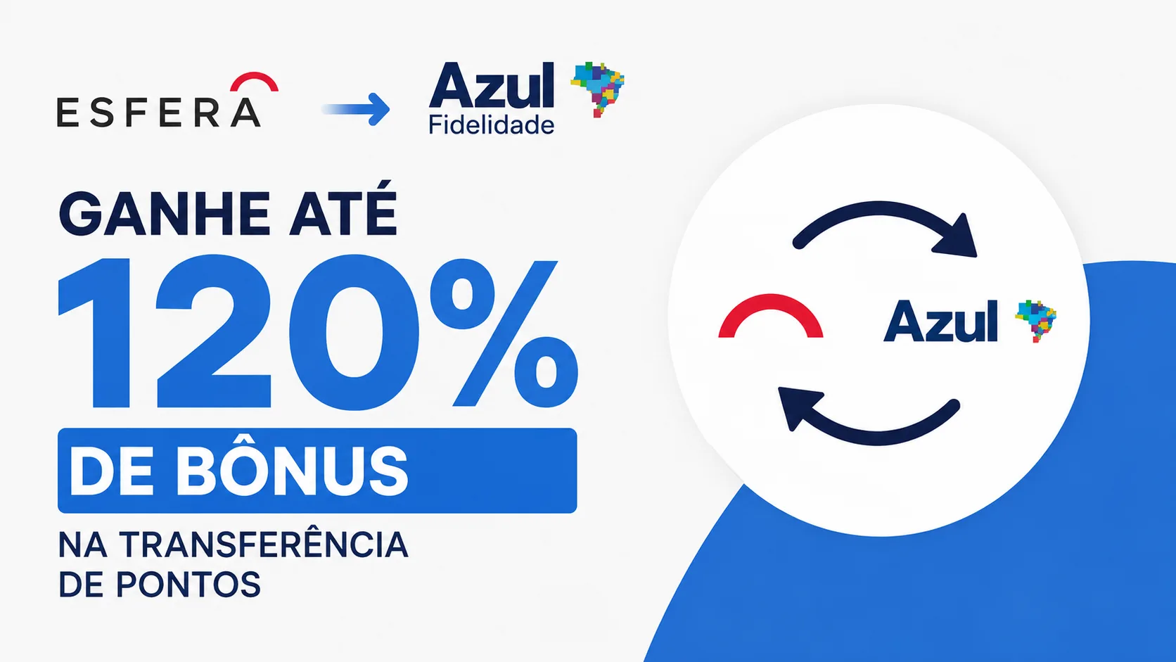 Esfera Azul Fidelidade 120% Bônus: promoção oferece oportunidade para turbinar seu saldo de pontos