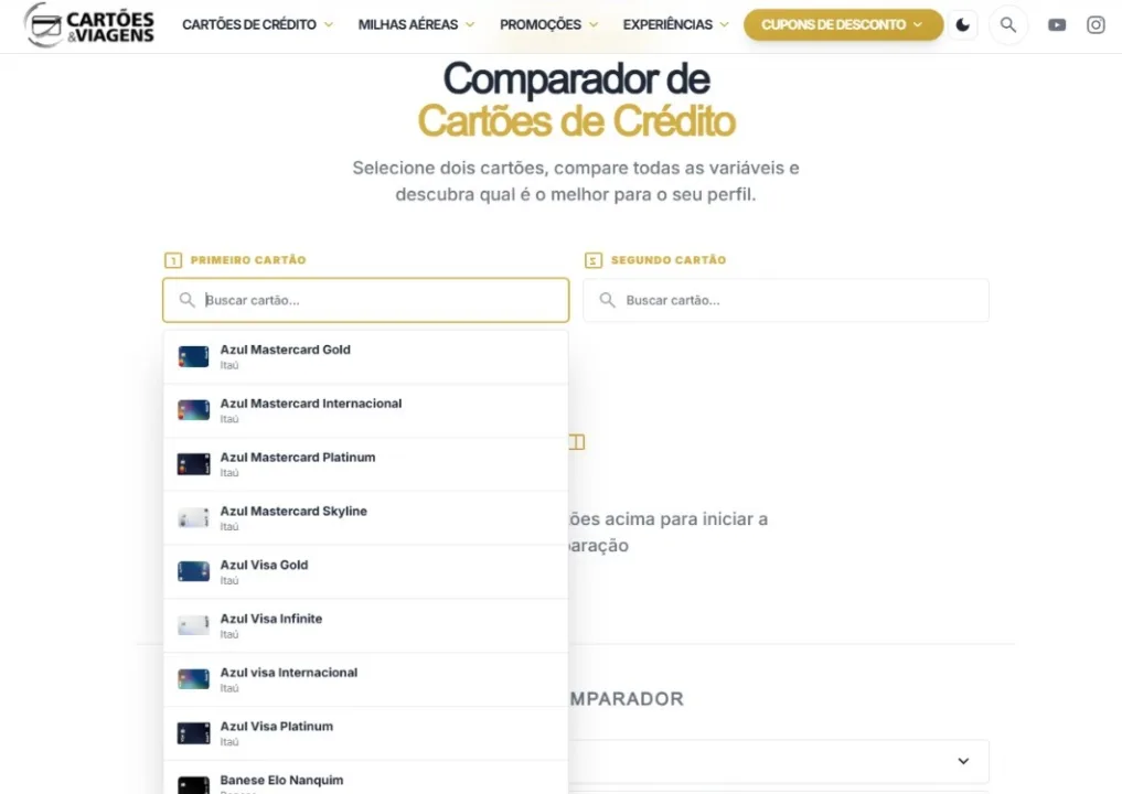 Melhor Cartão de Crédito Melhor Cartão de Crédito