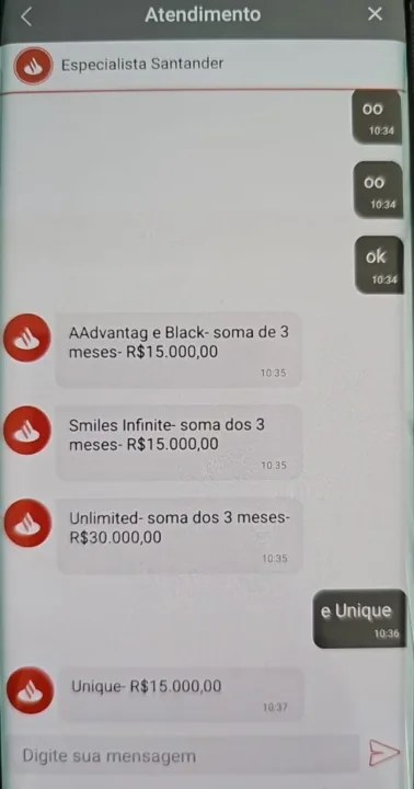 Nova regra Sala VIP Cartões Santander Nova regra Sala VIP Cartões Santander