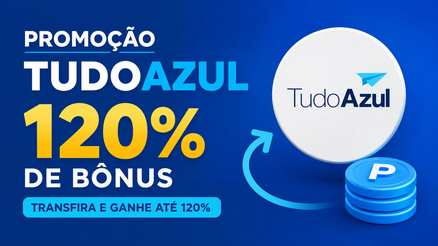 Promoção TudoAzul 120% de bônus: Transferências Bonificadas Retornam com Excelente Oportunidade