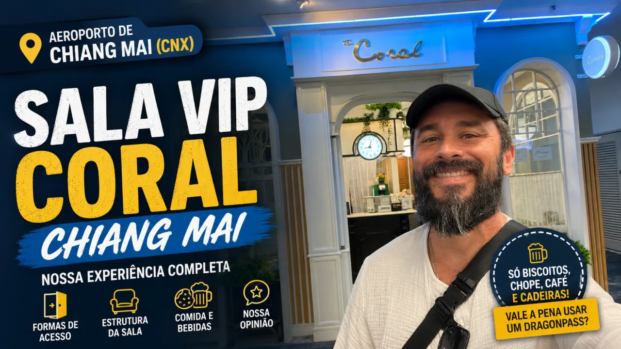 Sala VIP Coral Chiang Mai: Nossa Experiência no Aeroporto CNX 2 Sala VIP Coral Chiang Mai