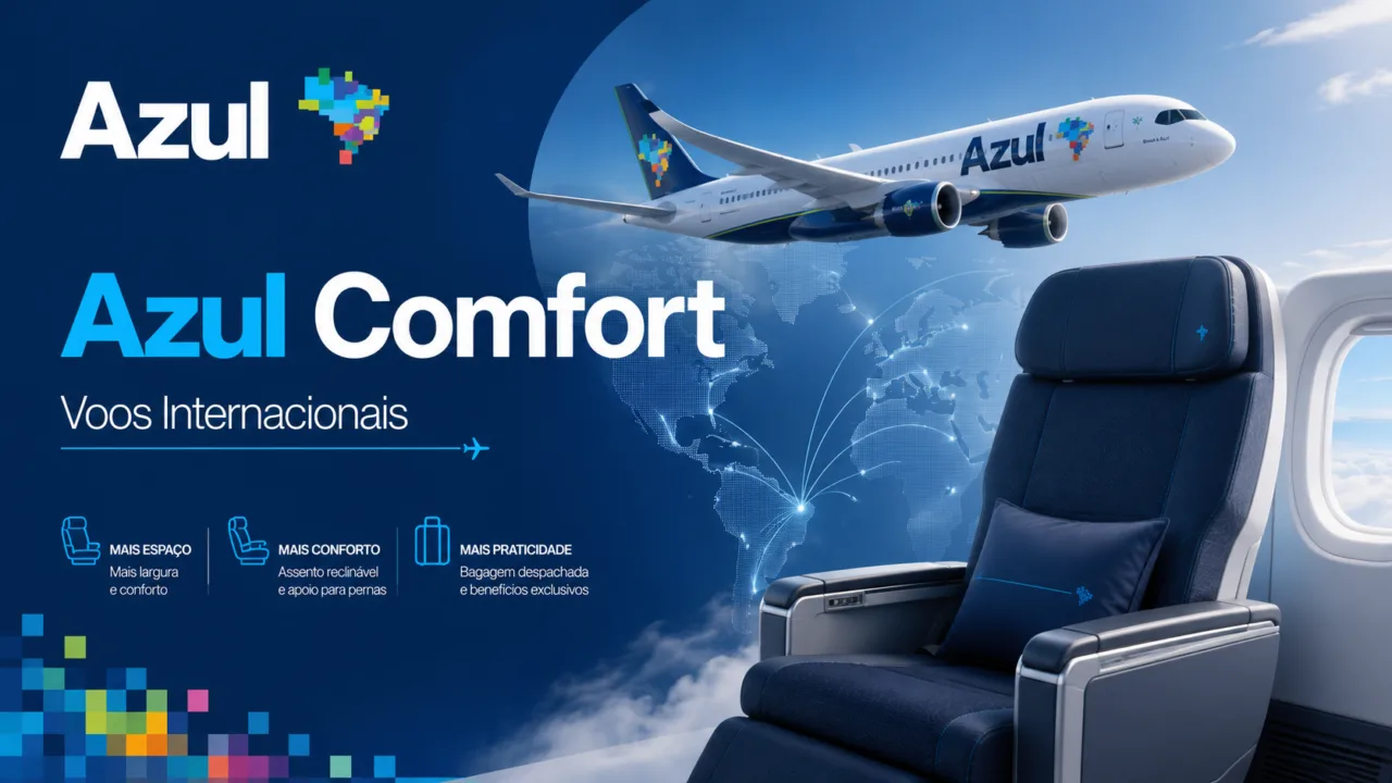 Azul Comfort voos internacionais