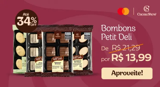 Cacau Show Mastercard Surpreenda