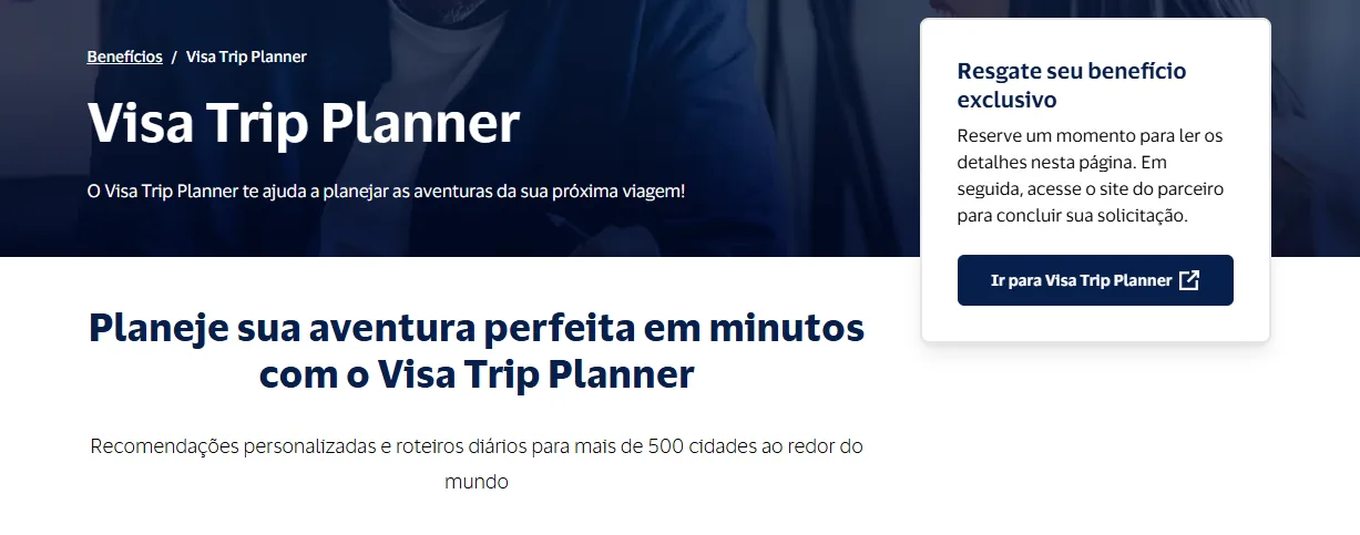 Visa Digital Trip Planner