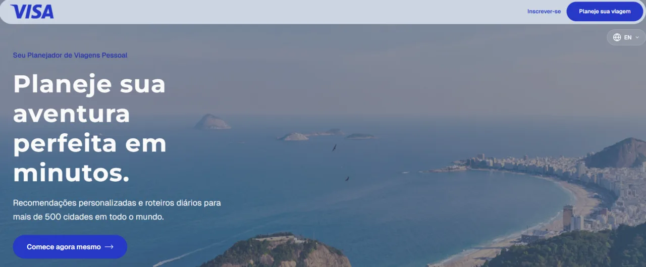 Visa Digital Trip Planner