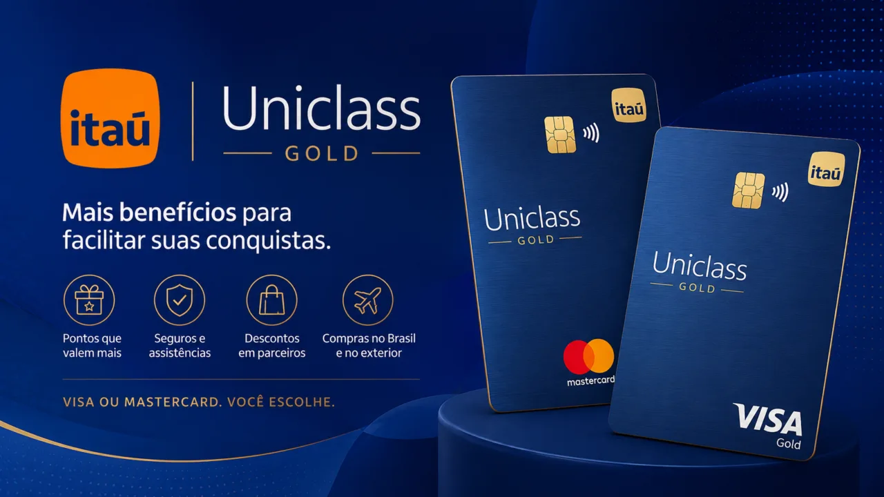 Cartão de Crédito Uniclass Gold: benefícios, anuidade, pontos e como solicitar 1 Cartão de Crédito Uniclass Gold