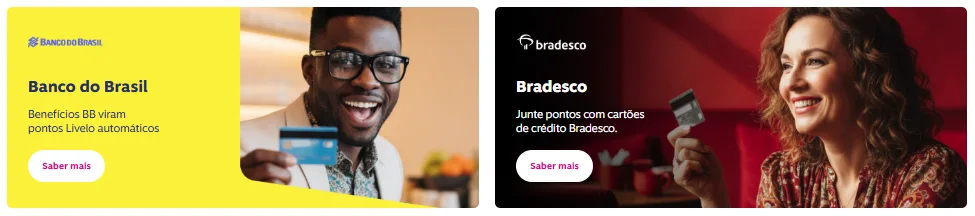 Cartões que pontuam na Livelo Cartões que pontuam na Livelo