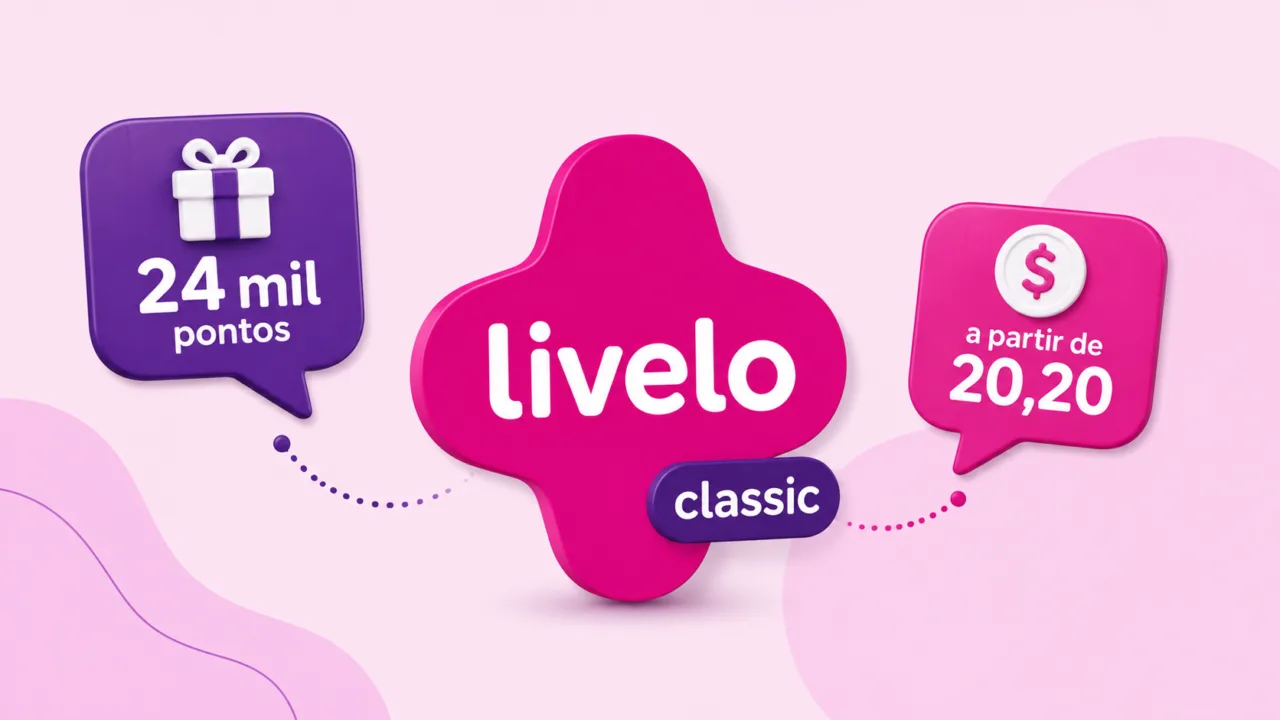 Clube Livelo Classic: receba até 24.000 pontos e pague milheiro a partir de R$ 20,20 5 Clube Livelo Classic