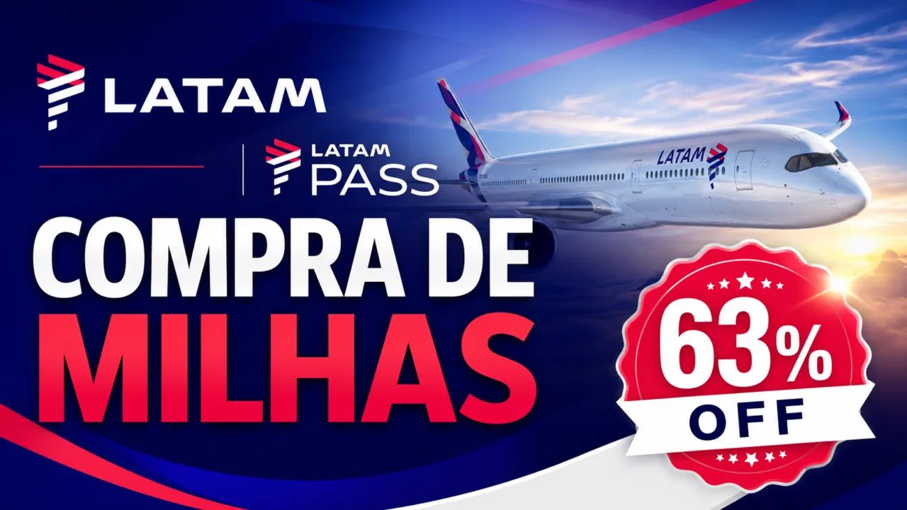 LATAM Pass 63% OFF