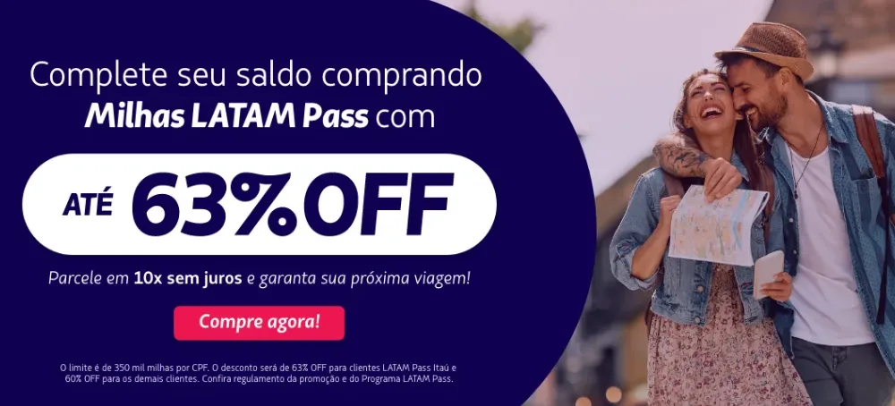 LATAM Pass 63% OFF LATAM Pass 63% OFF