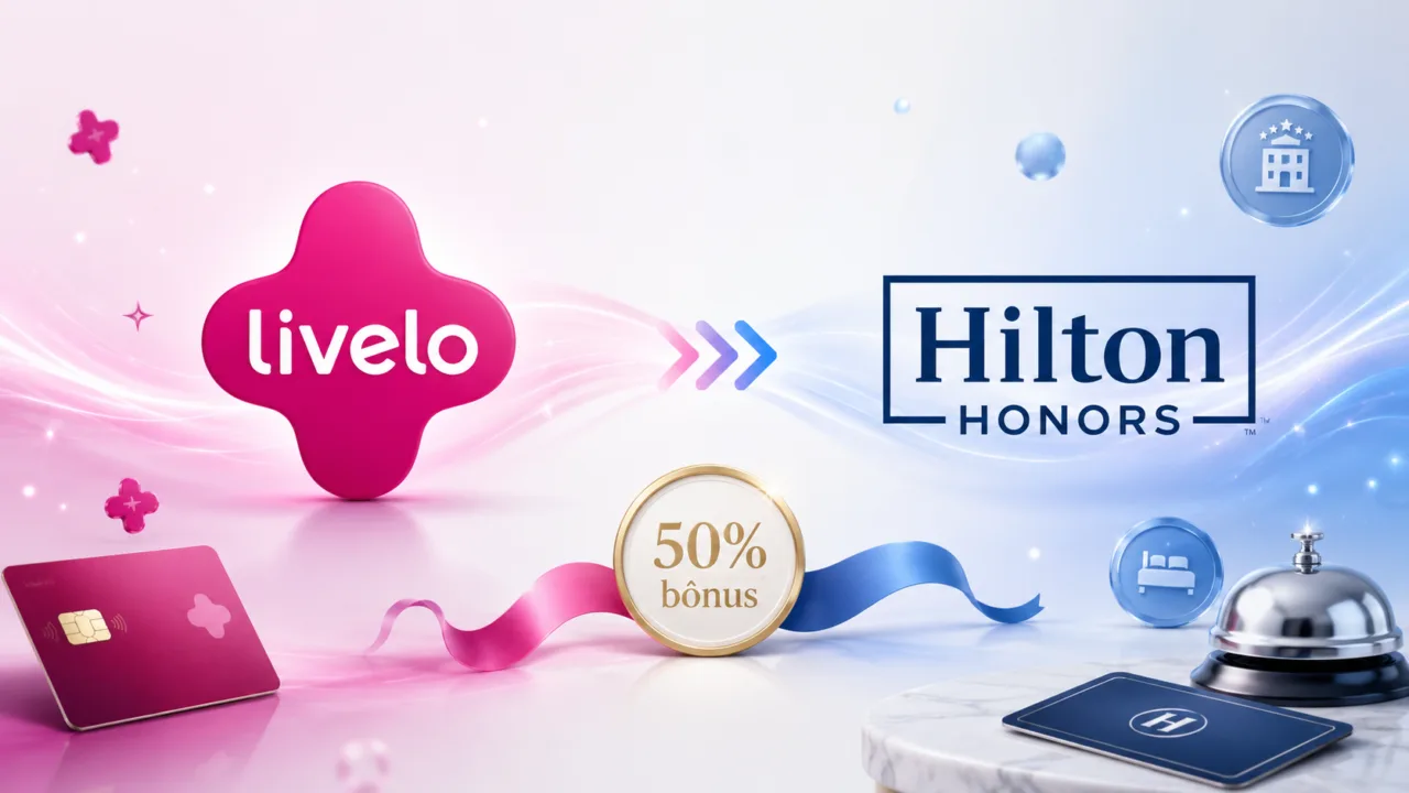 Livelo Hilton Honors 50% bônus