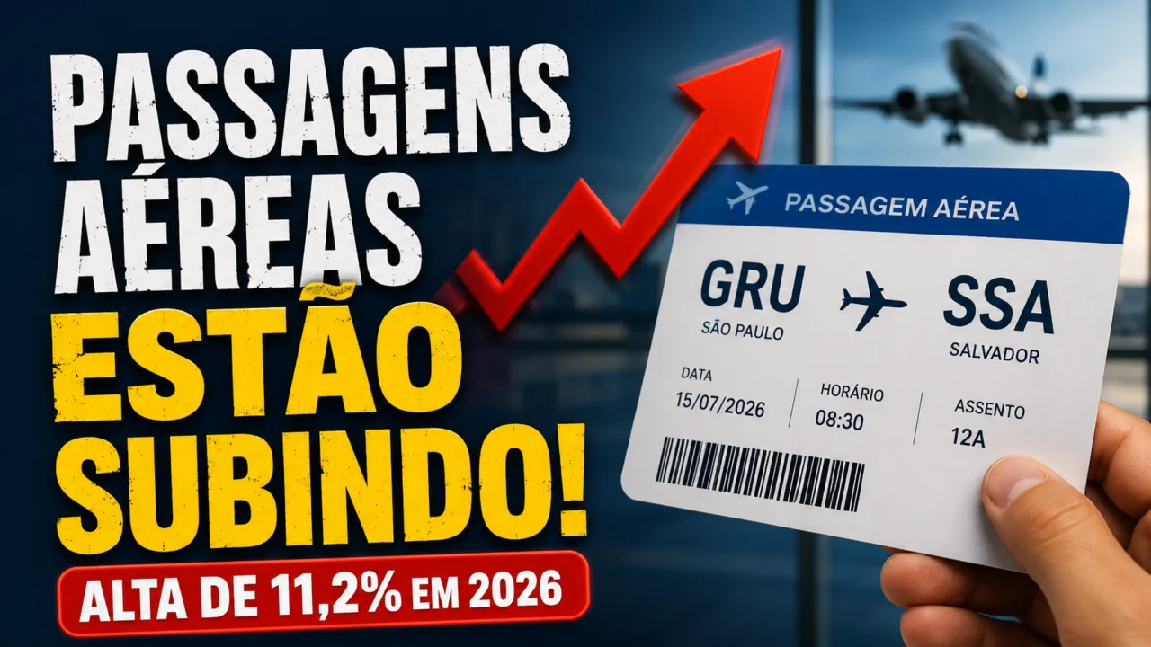 Passagens Aéreas estão subindo
