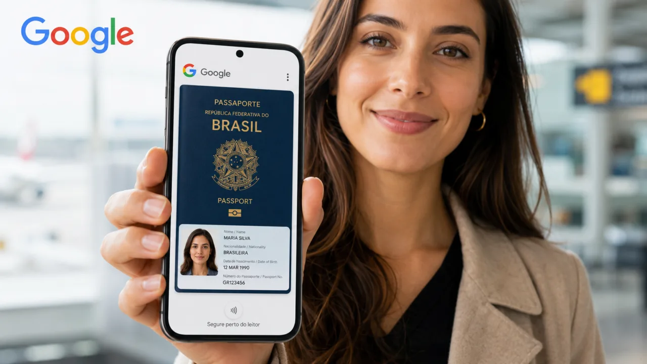 Passaporte no celular
