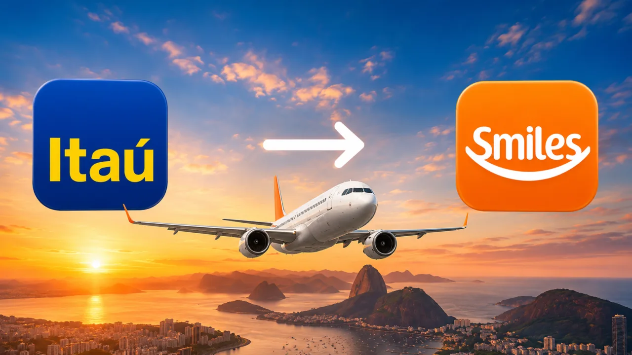 Pontos do Itaú para a Smiles com bônus