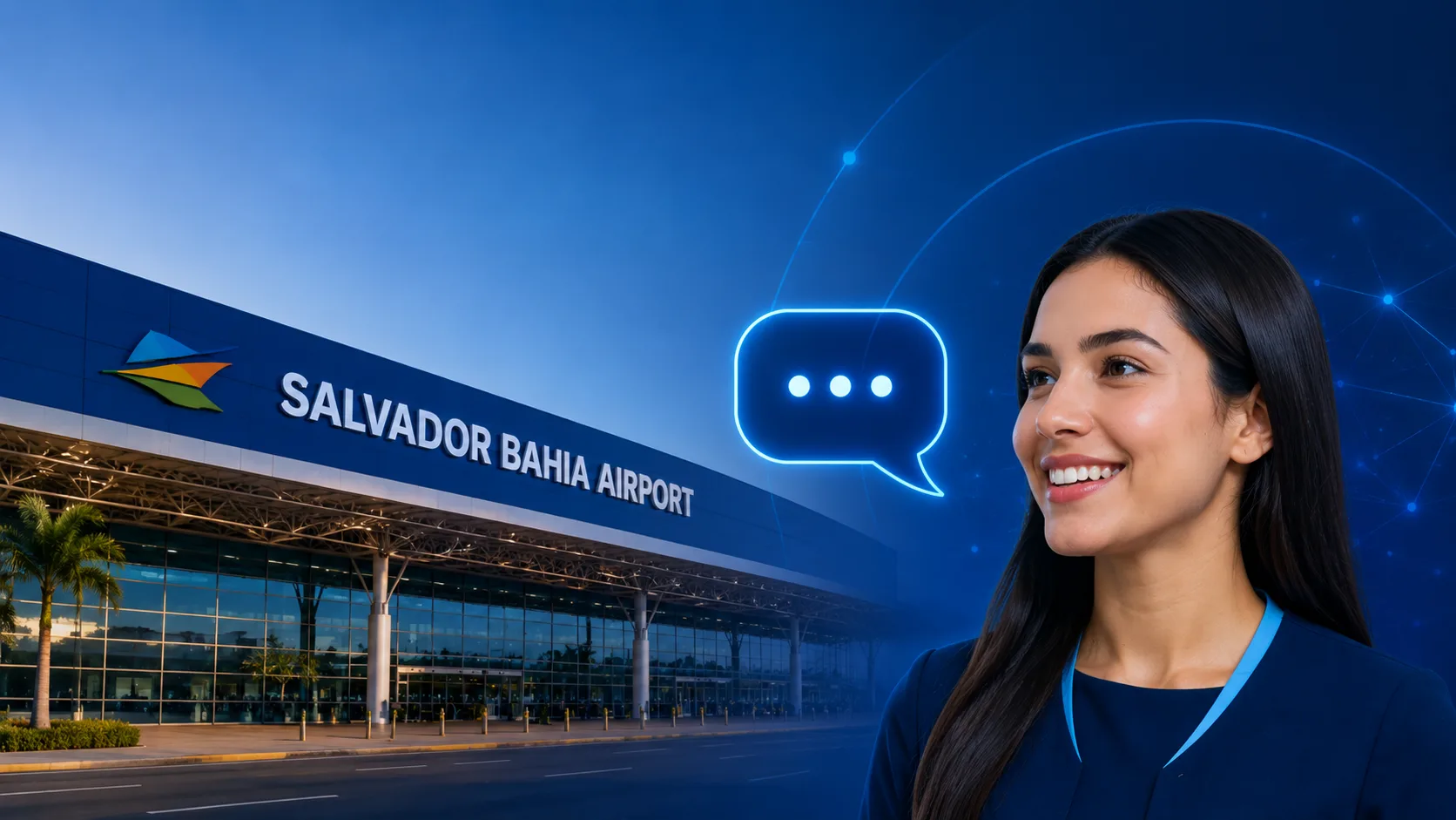 Aeroporto de Salvador lança nova assistente virtual com IA generativa para passageiros