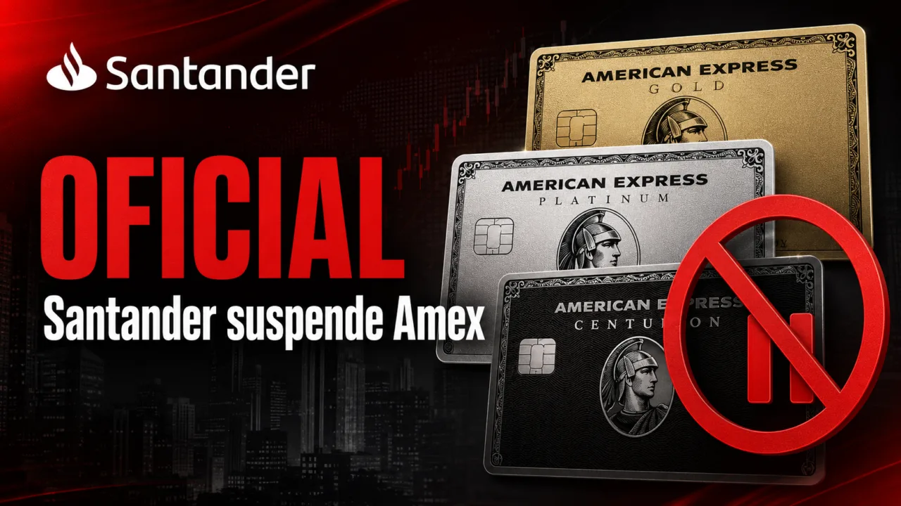 Santander suspende cartões American Express