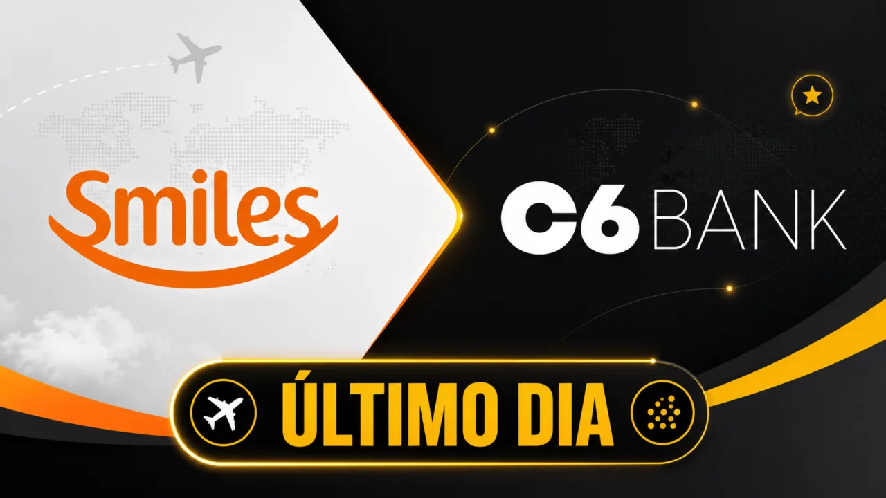 Transferência C6 Bank Smiles