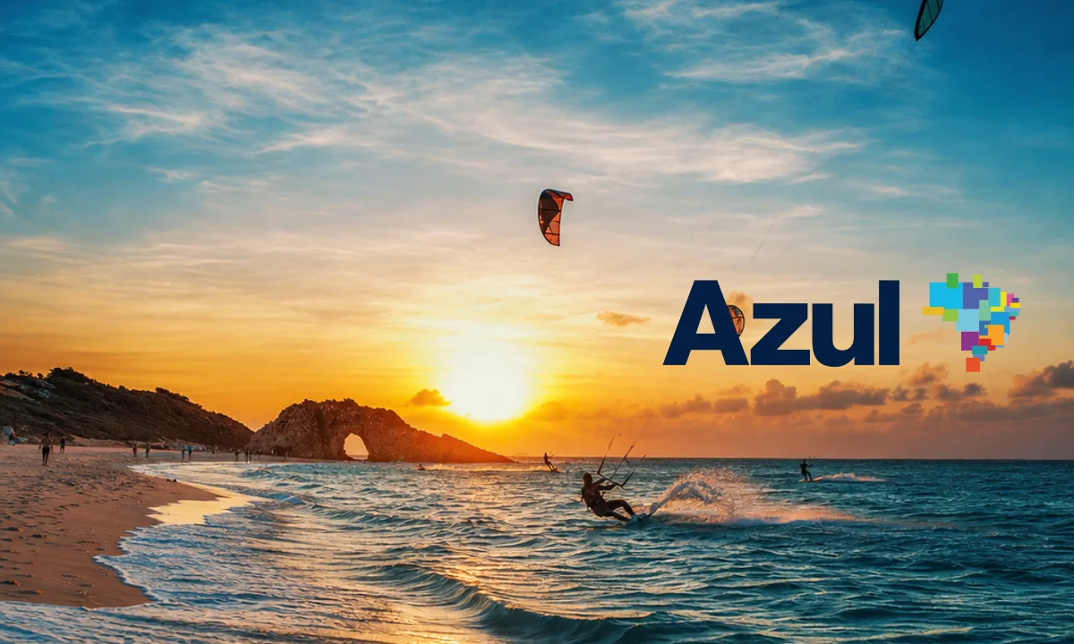 Azul Comemora 414 Mil Clientes em Jericoacoara