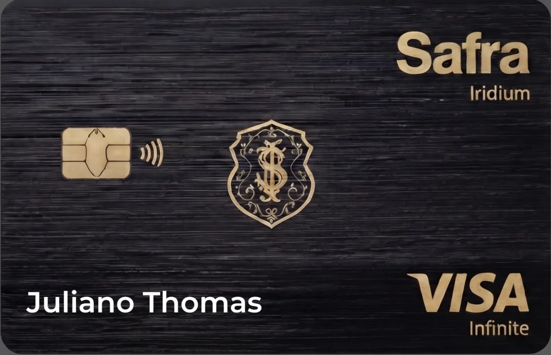 cartão de credito safra Iridium- cartões e viagens