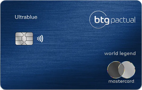 Cartão de crédito BTG Ultrablue World Legend Cartão de crédito BTG Ultrablue World Legend