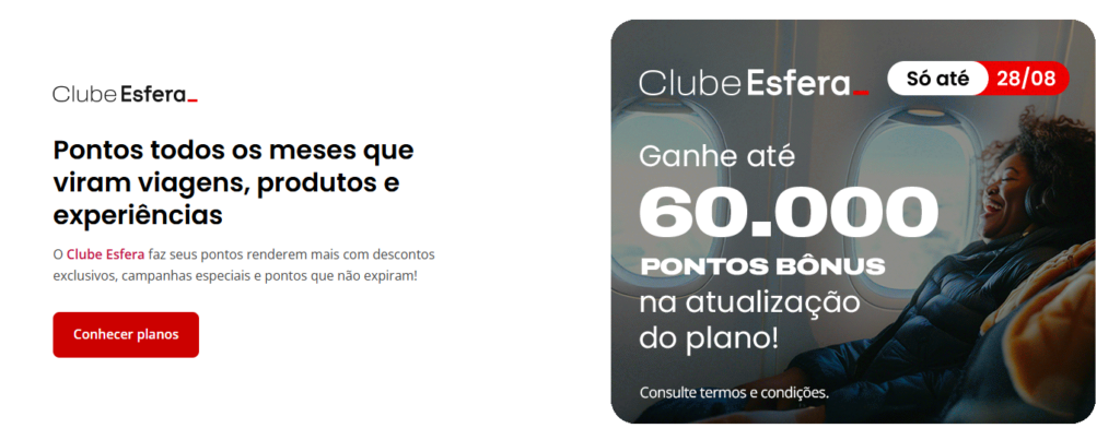 60 mil pontos Esfera 60 mil pontos Esfera