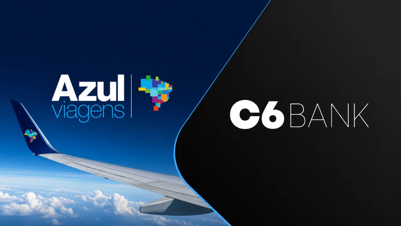 Azul 120% bônus C6 bank