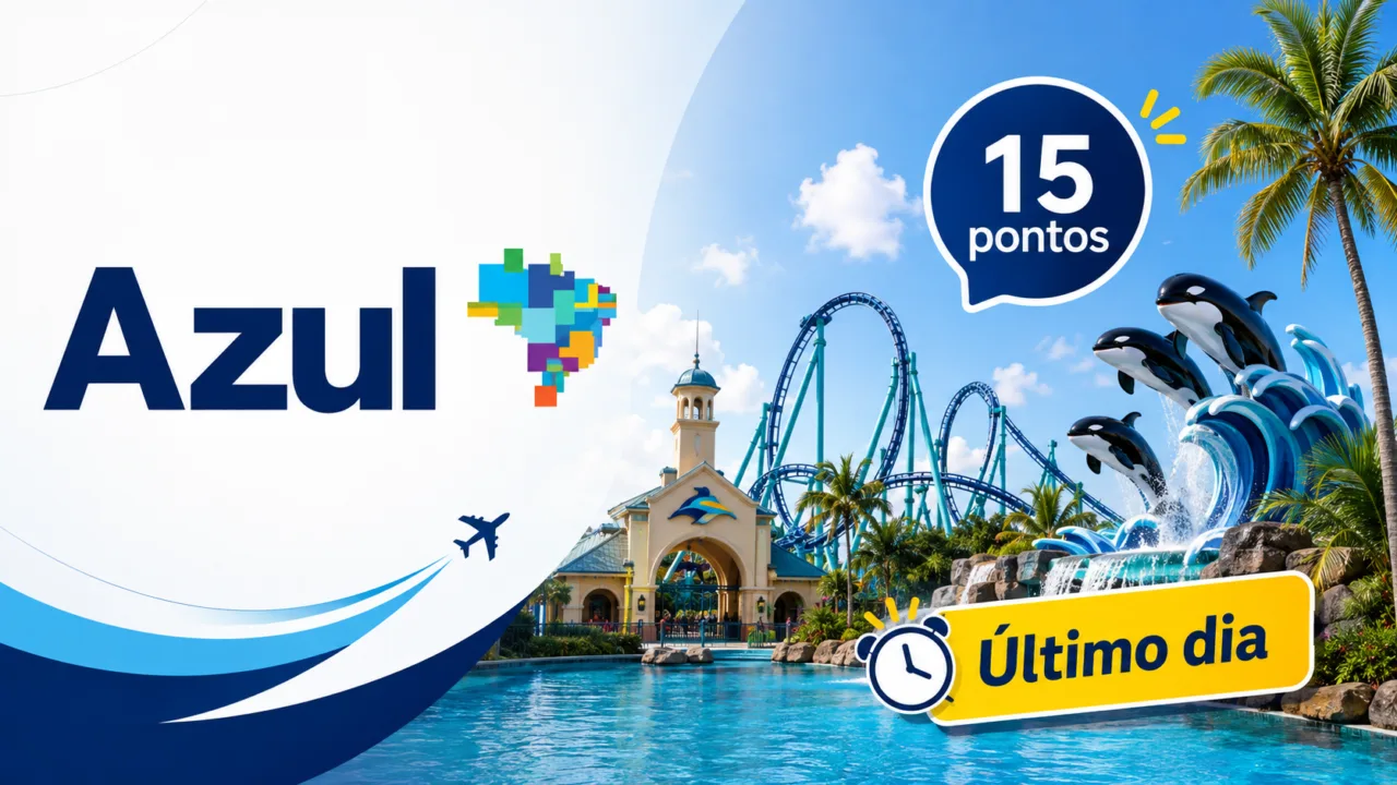 Azul Viagens 15 pontos