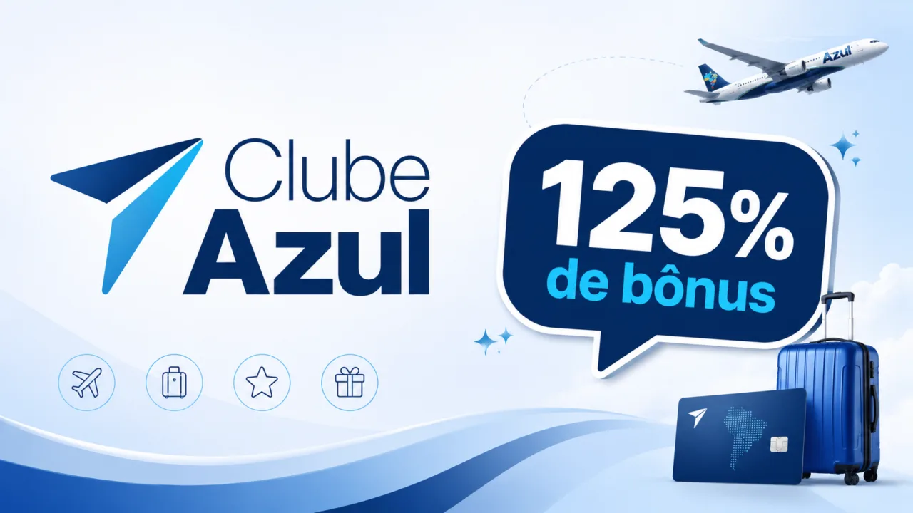 Clube Azul 175% bônus