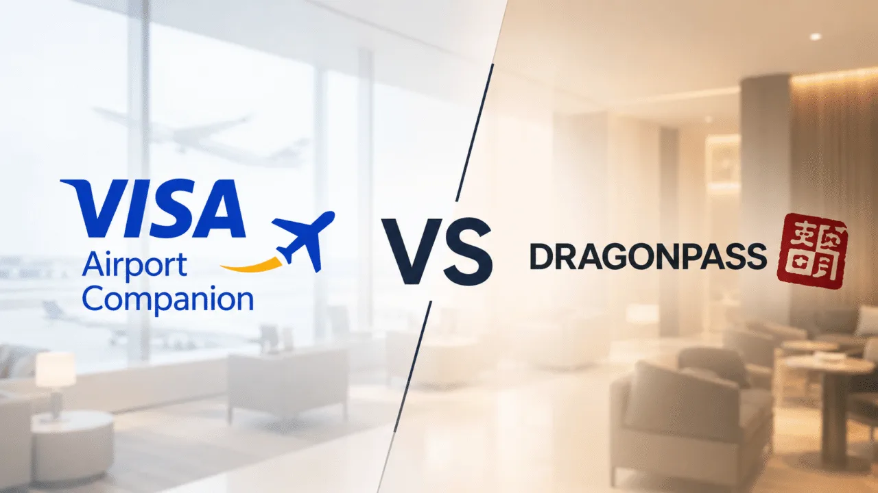 DragonPass vs Visa Airport Companion: qual é a diferença? 2 DragonPass vs Visa Airport Companion
